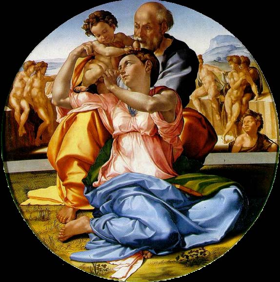 The Holy Family with the infant St. John the Baptist